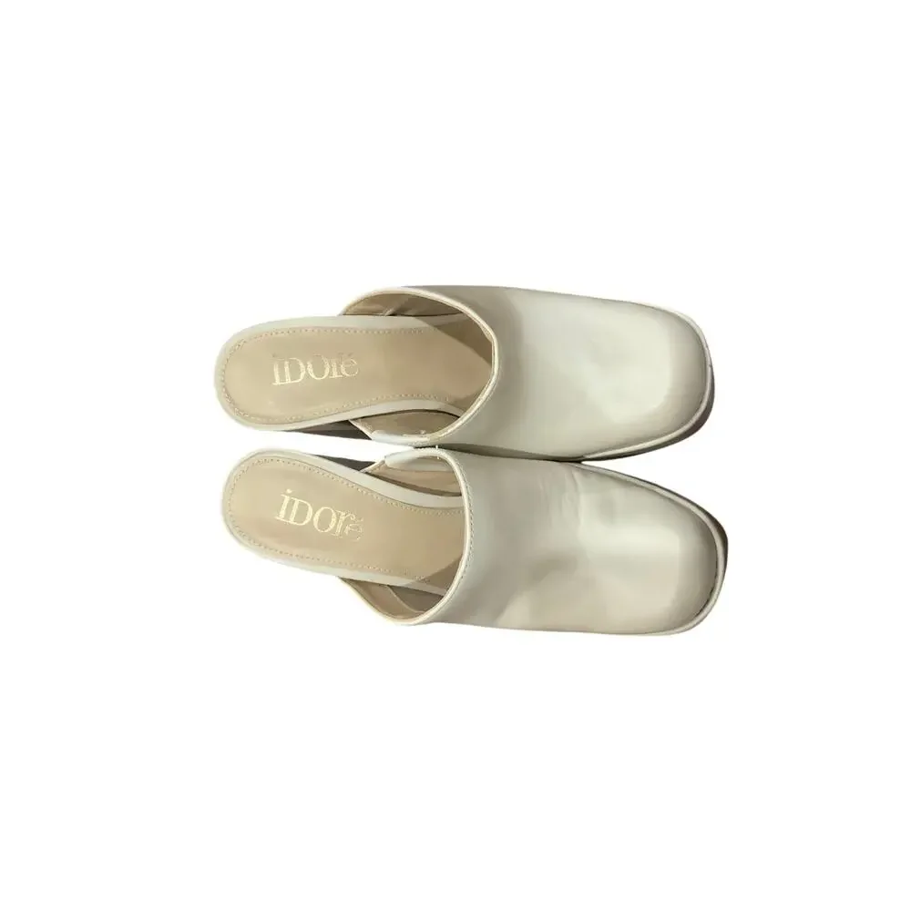 Idore Heels Platform Y2K Women 7 Cream